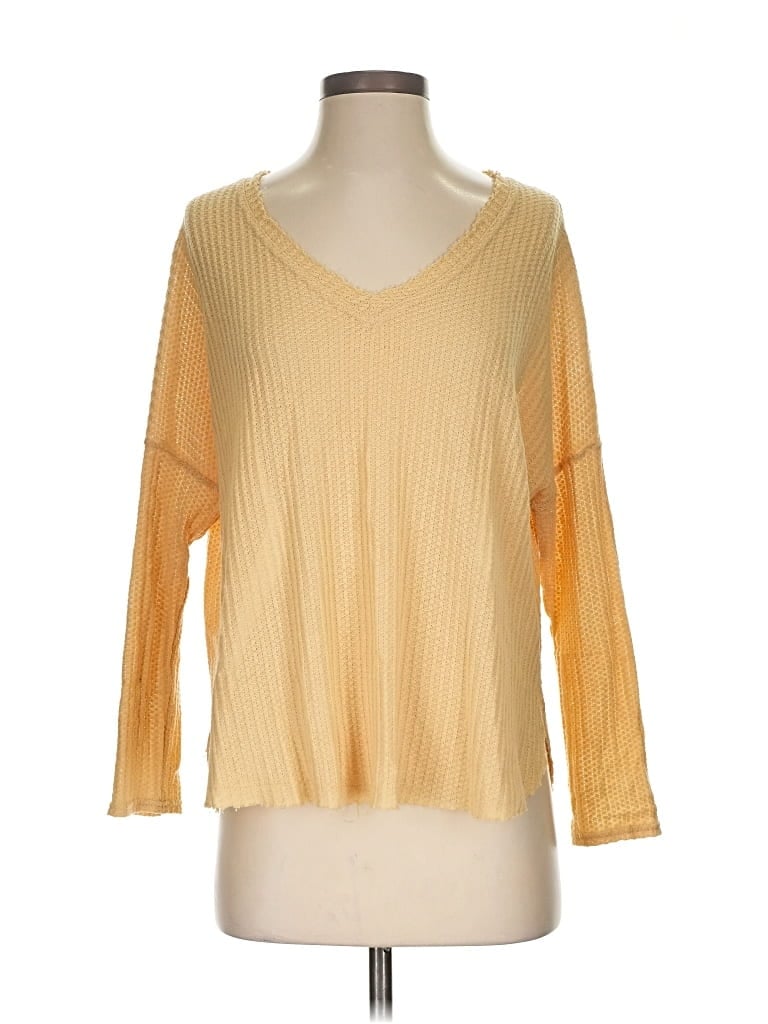 Pre-owned Double Zero Pullover Sweater In Yellow