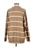 A New Day Stripes Tan Turtleneck Sweater Size S - photo 1