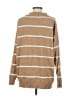 A New Day Stripes Tan Turtleneck Sweater Size S - photo 2