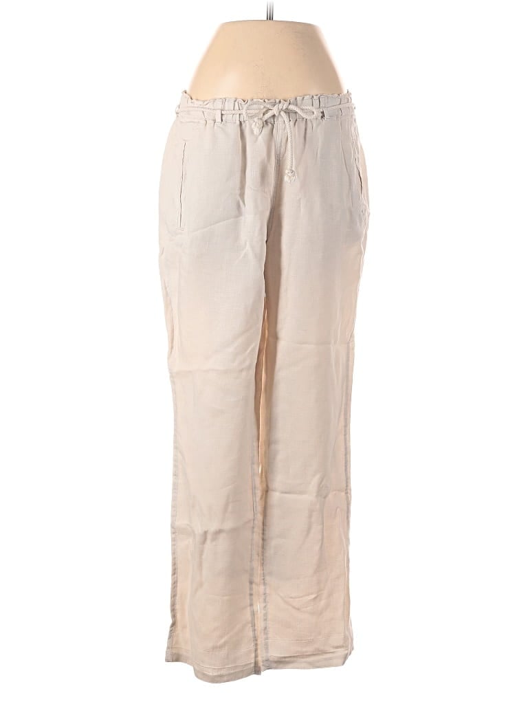 Pre-owned C&c California Linen Pants In Brown