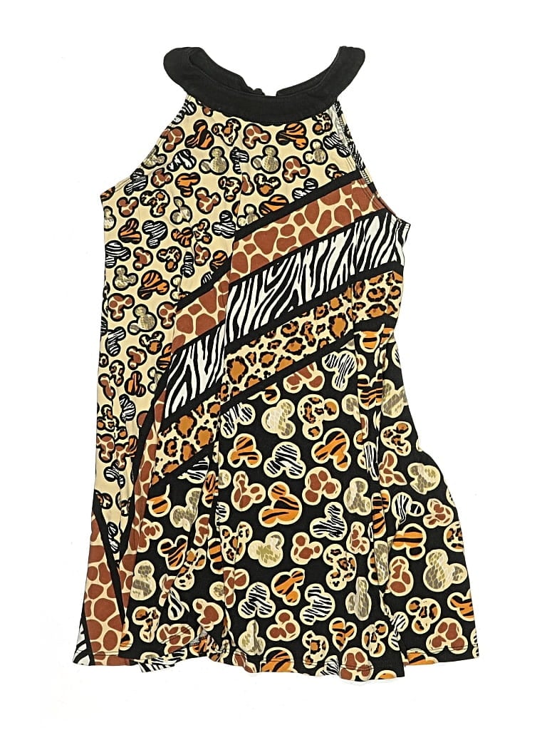 Pre-owned Disney Parks Kids' Tank Top Gold Halter Neckline Tops