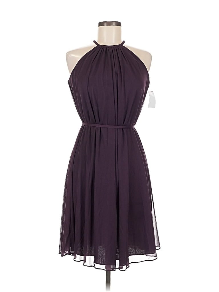 Pre-owned David's Bridal Cocktail Dress In Purple