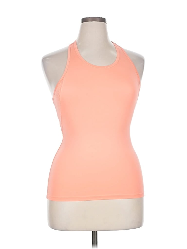 Pre-owned Watson's Tank Top Orange Halter Neckline Tops