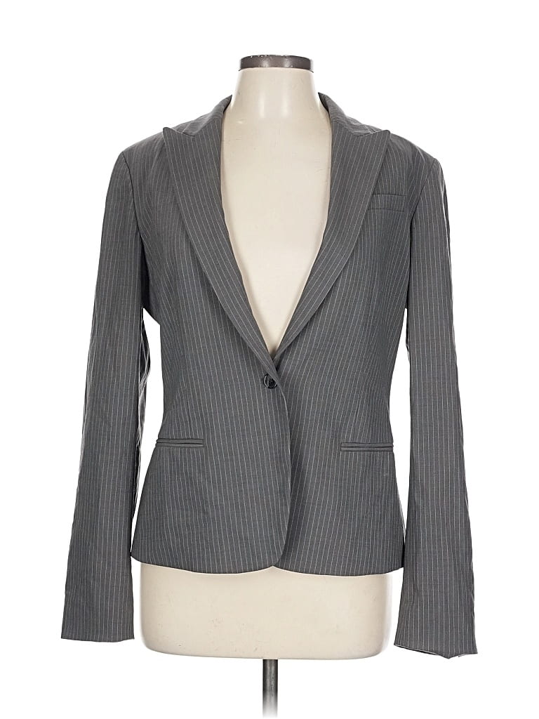 Pre-owned Calvin Klein Blazer Jacket In Gray