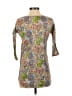Unbranded Gray 3/4 Sleeve Blouse Size M - photo 2
