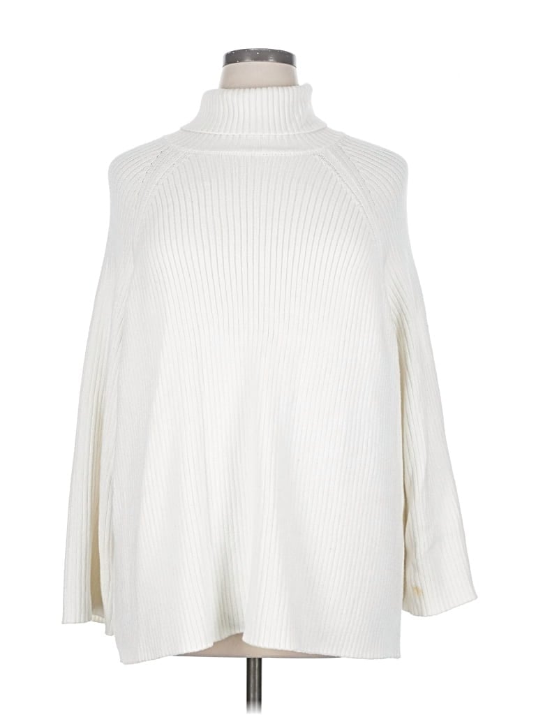 Pre-owned Anrabess Turtleneck Sweater In White
