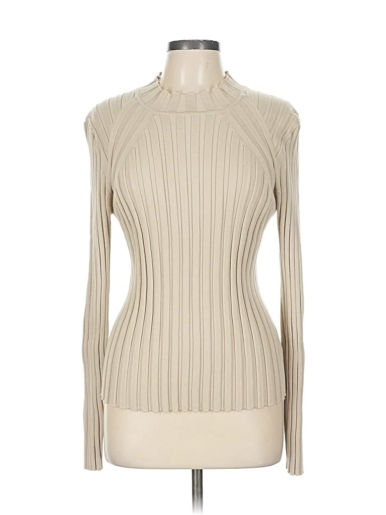 Pre-owned Cabi Turtleneck Sweater In Brown