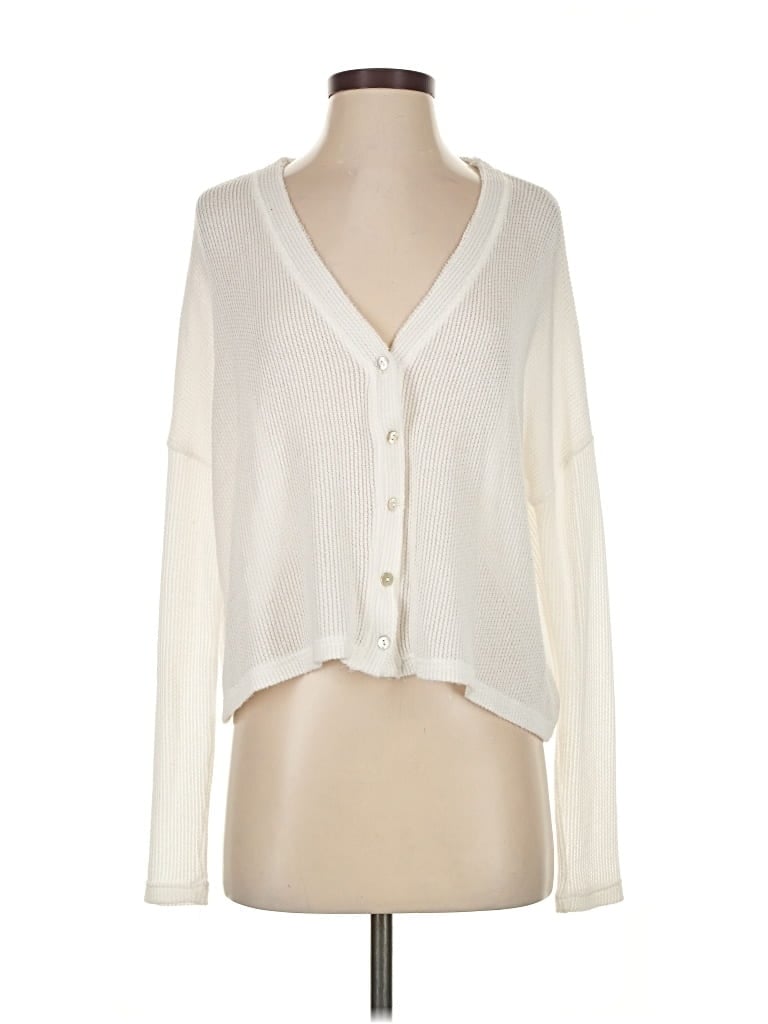 Pre-owned Urban Outfitters Cardigan Sweater In White