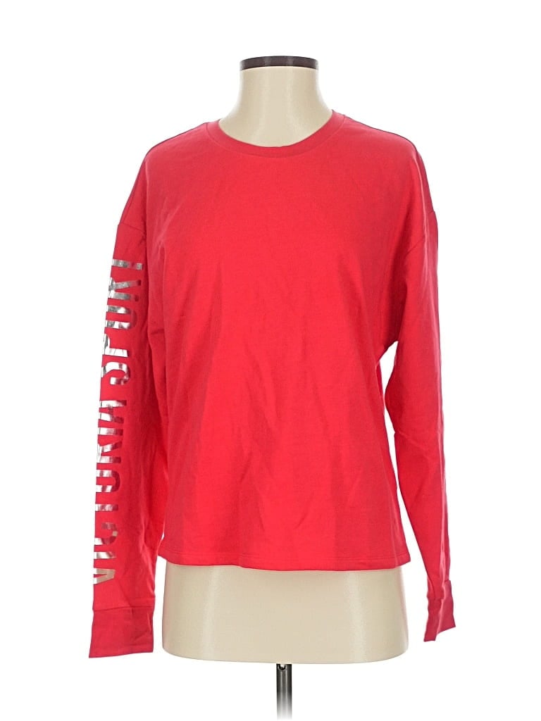 Pre-owned Victoria Sport Long Sleeve T-shirt In Red