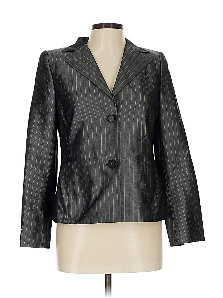 Pre-owned Akris Blazer Jacket In Silver