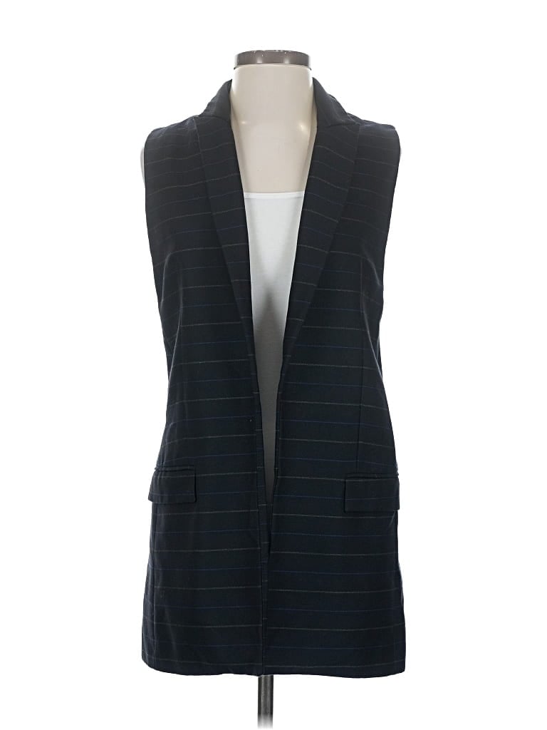 Pre-owned Zara Basic Cardigan Sweater In Blue