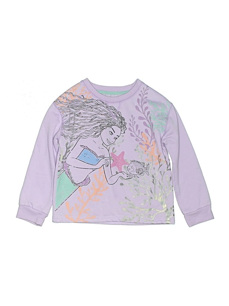 Pre-owned Disney Kids' Sweatshirt In Purple