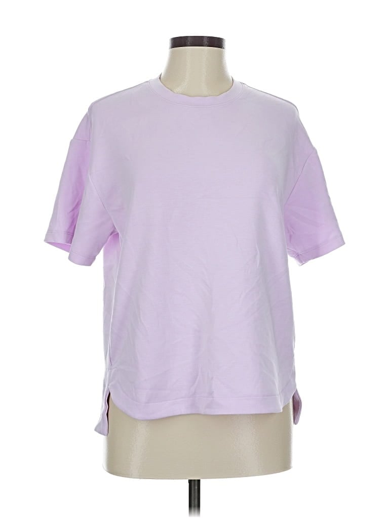 Pre-owned Member's Mark Short Sleeve T-shirt In Purple