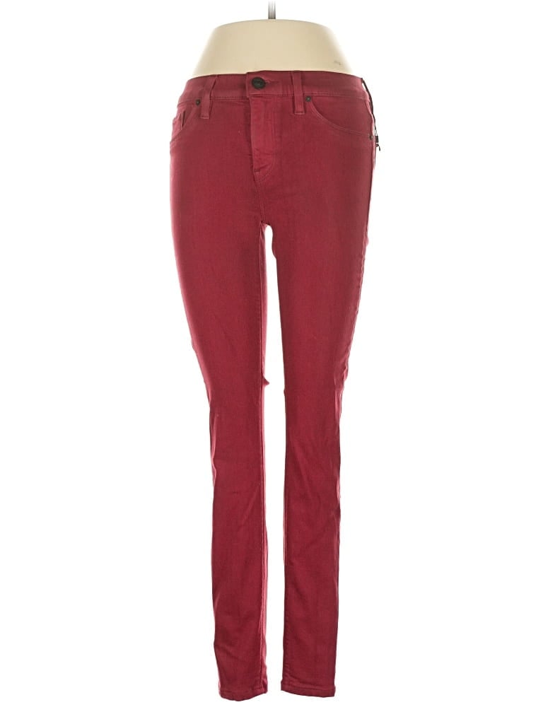 Pre-owned Hudson Jeans In Burgundy