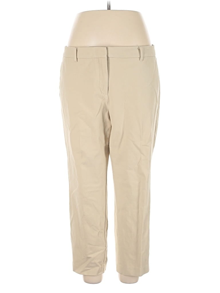 Pre-owned Ann Taylor Khaki Pant In Brown