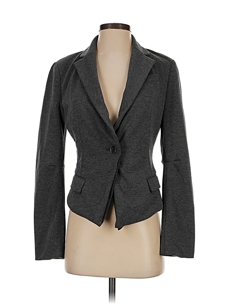 Pre-owned Bcbgmaxazria Blazer Jacket In Gray