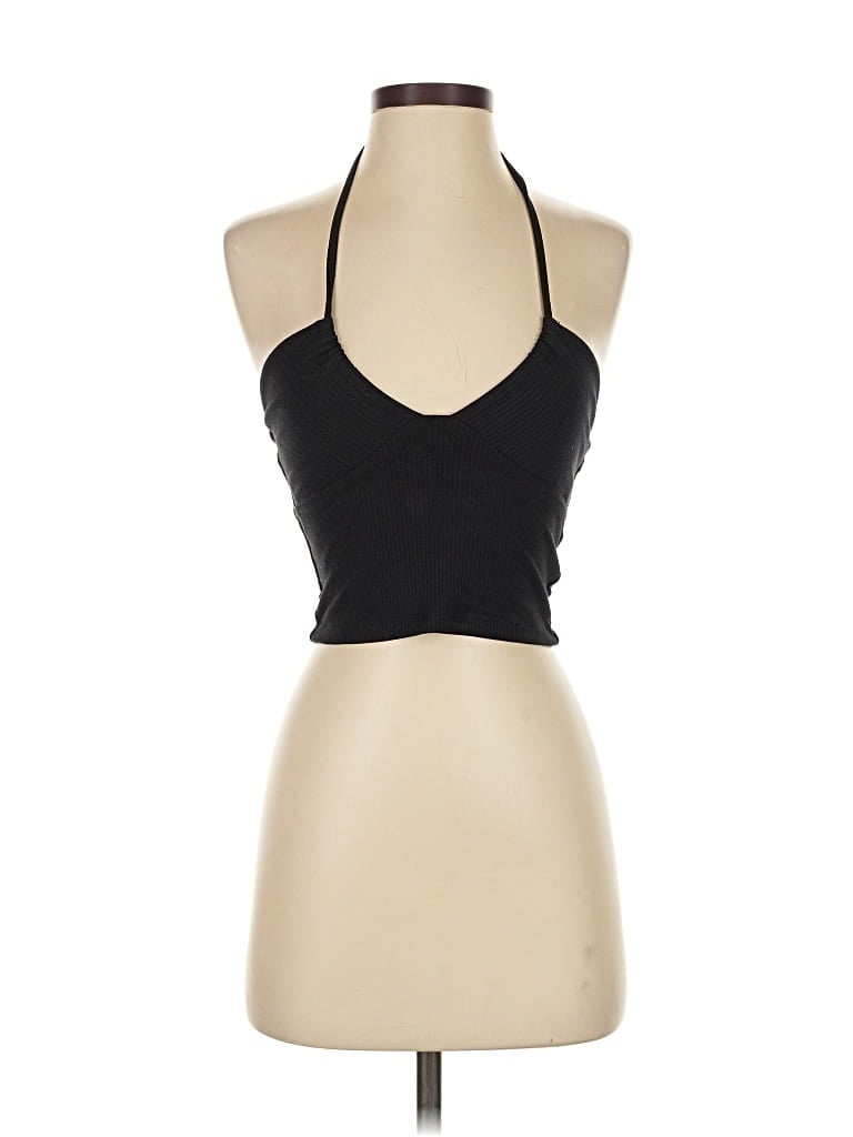 Pre-owned Wilfred Halter Top Black Halter Neckline Tops