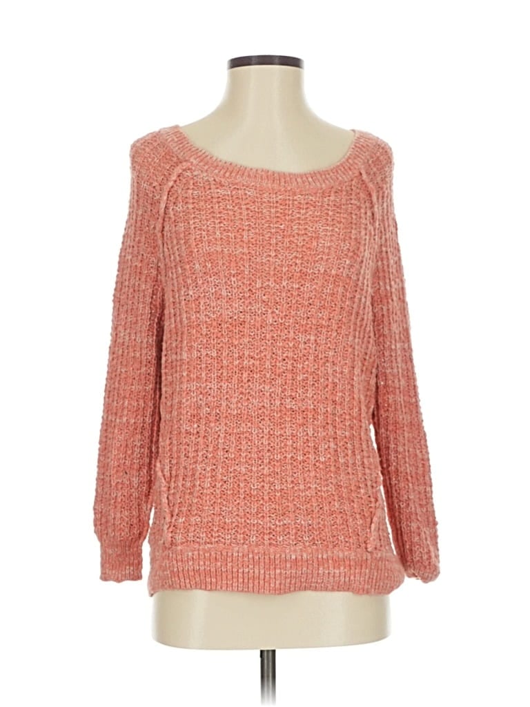 Pre-owned Free People Pullover Sweater In Orange