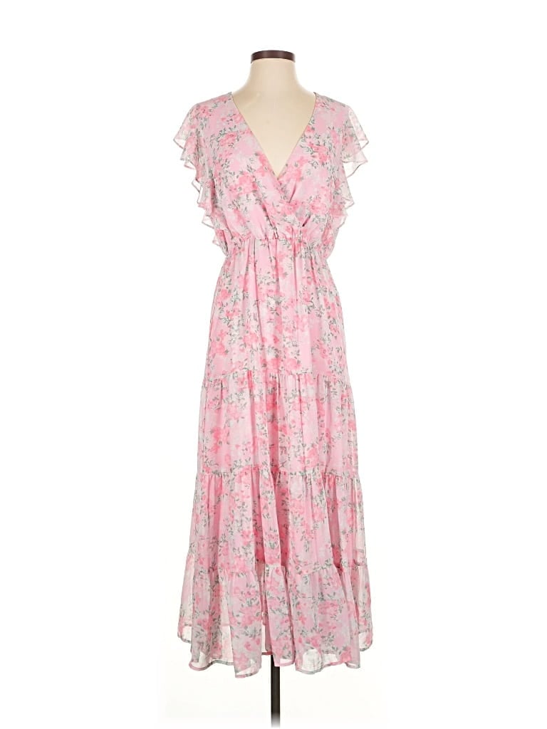 Pre-owned Charles Henry Casual Dress In Pink