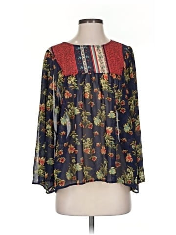 Flying Tomato 3/4 Sleeve Blouse (view 1)