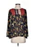 Flying Tomato 100% Polyester Blue 3/4 Sleeve Blouse Size S - photo 1