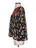 Flying Tomato 100% Polyester Blue 3/4 Sleeve Blouse Size S - photo 5