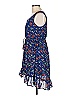 Bebop 100% Polyester Paisley Blue Casual Dress Size M - photo 5