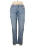Ann Taylor Chevron-herringbone Blue Jeans Size 8 - photo 1