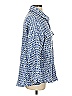 Aqua Print Blue Denim Jacket Size S - photo 4