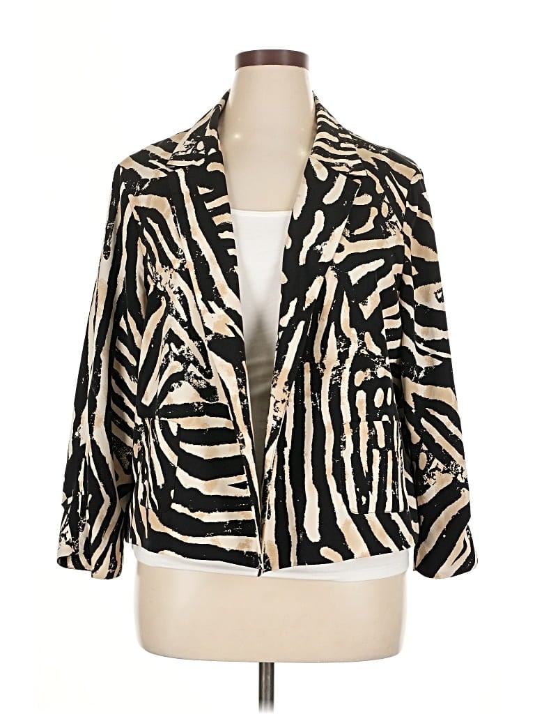 Pre-owned Alfani Blazer Jacket In Gold