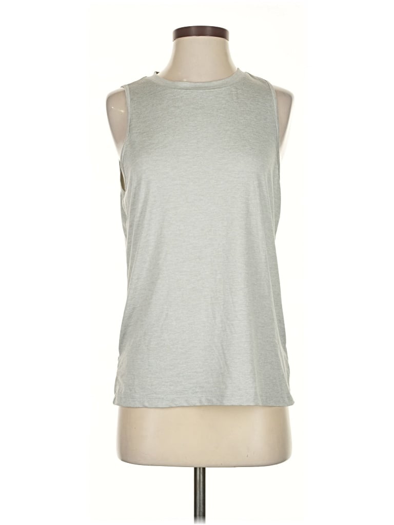 Pre-owned Fabletics Sleeveless T-shirt In Gray