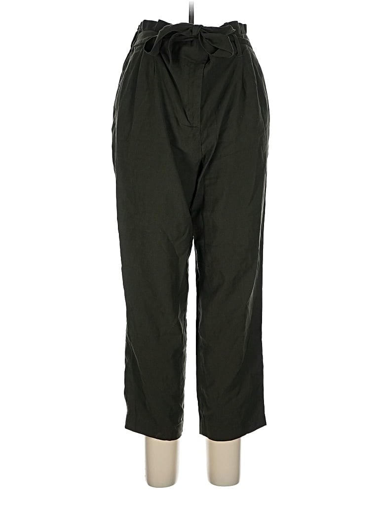 Pre-owned H&m Casual Pants In Green