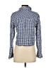 Rails Checkered-gingham Blue Long Sleeve Blouse Size XS - photo 2