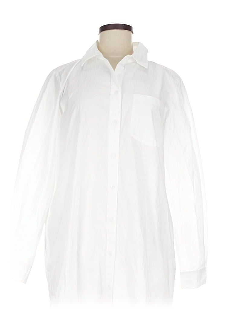 Pre-owned Style & Co Casual Dress In White