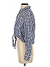 Rails Checkered-gingham Blue Long Sleeve Blouse Size XS - photo 5