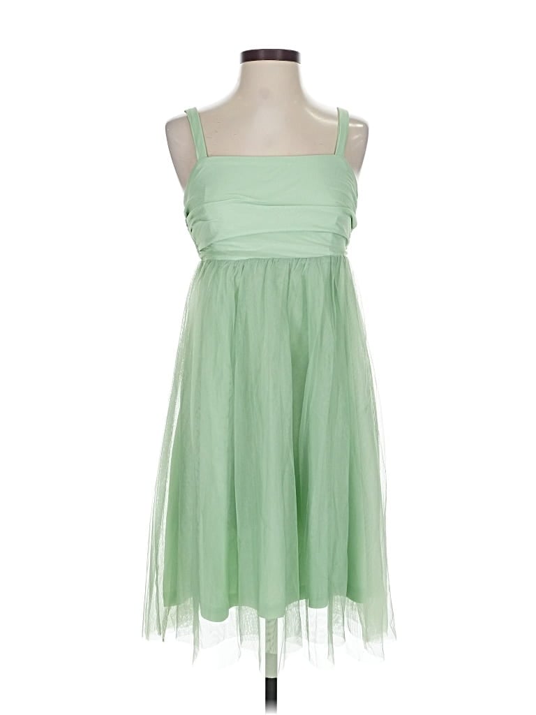 Pre-owned Listicle Sleeveless Top Green Strapless Neckline Tops
