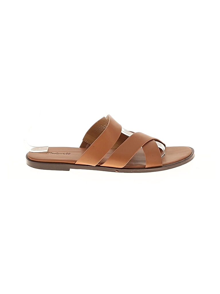 Pre-owned Madewell Sandals In Brown