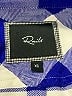 Rails 100% Rayon Checkered-gingham Blue 3/4 Sleeve Button-Down Shirt Size XS - photo 6