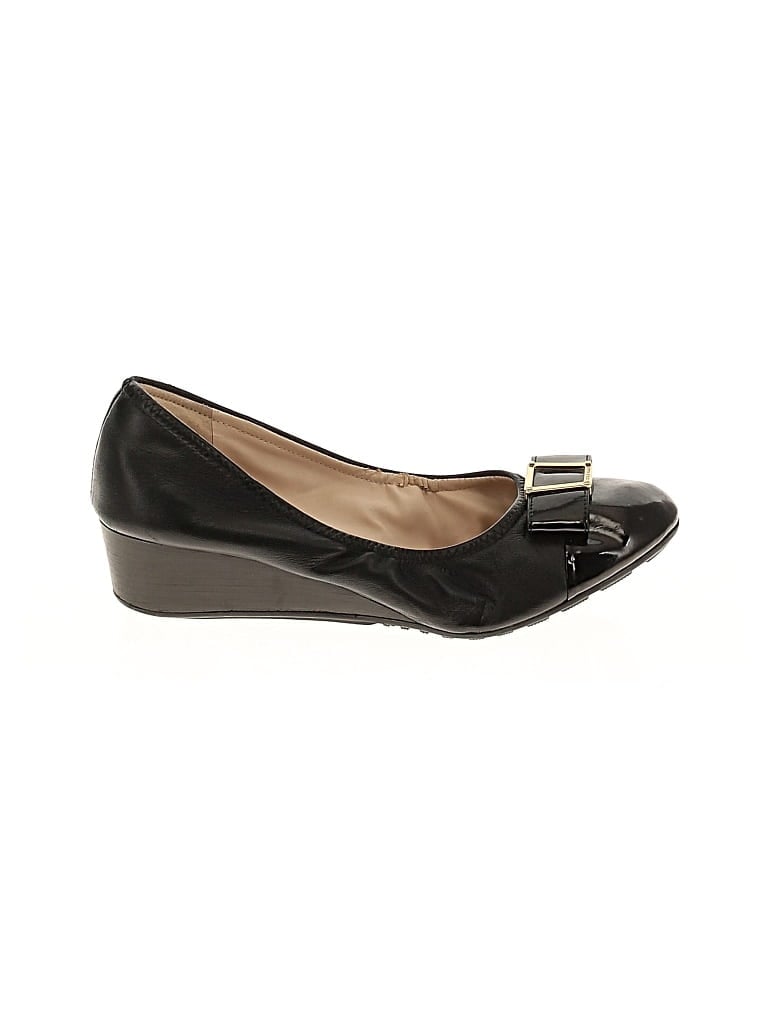 Pre-owned Cole Haan Wedges In Black