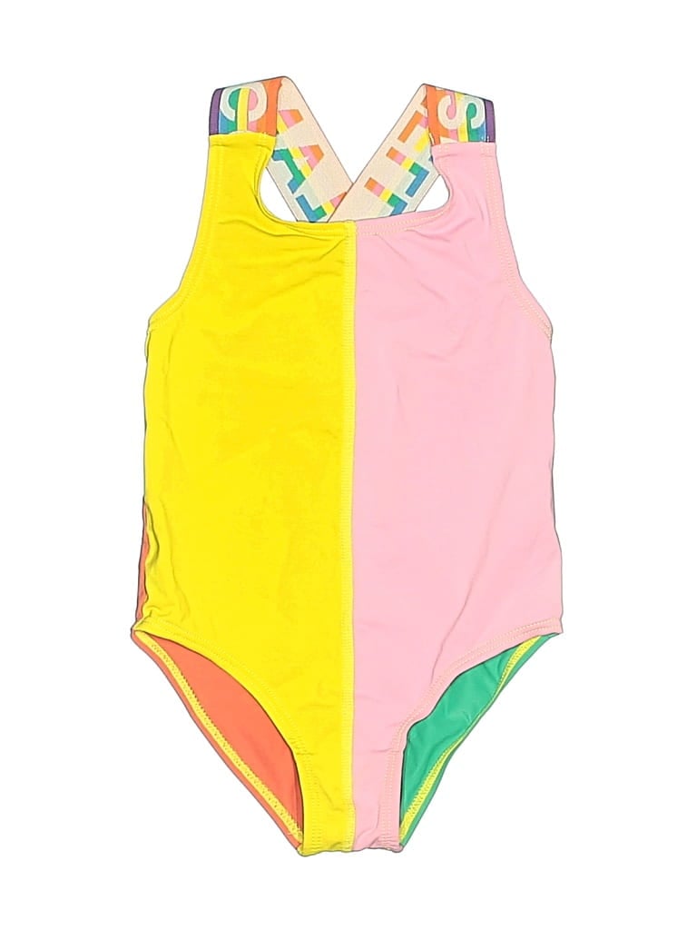 Pre-owned Stella Mccartney Kids'  One Piece Swimsuit In Yellow