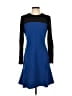 Tibi Color Block Blue Casual Dress Size 8 - photo 1