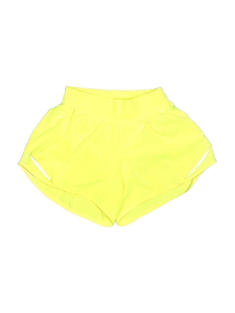 Pre-owned Lululemon Athletica Athletic Shorts In Yellow