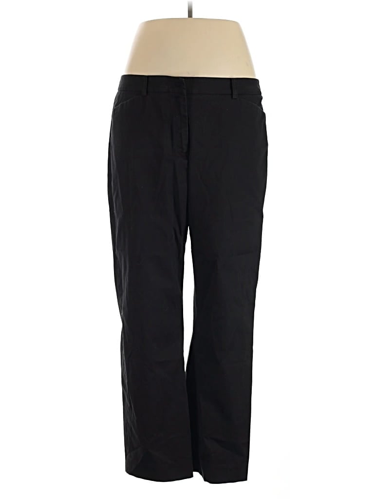 Pre-owned Jones New York Signature Active Pants In Black