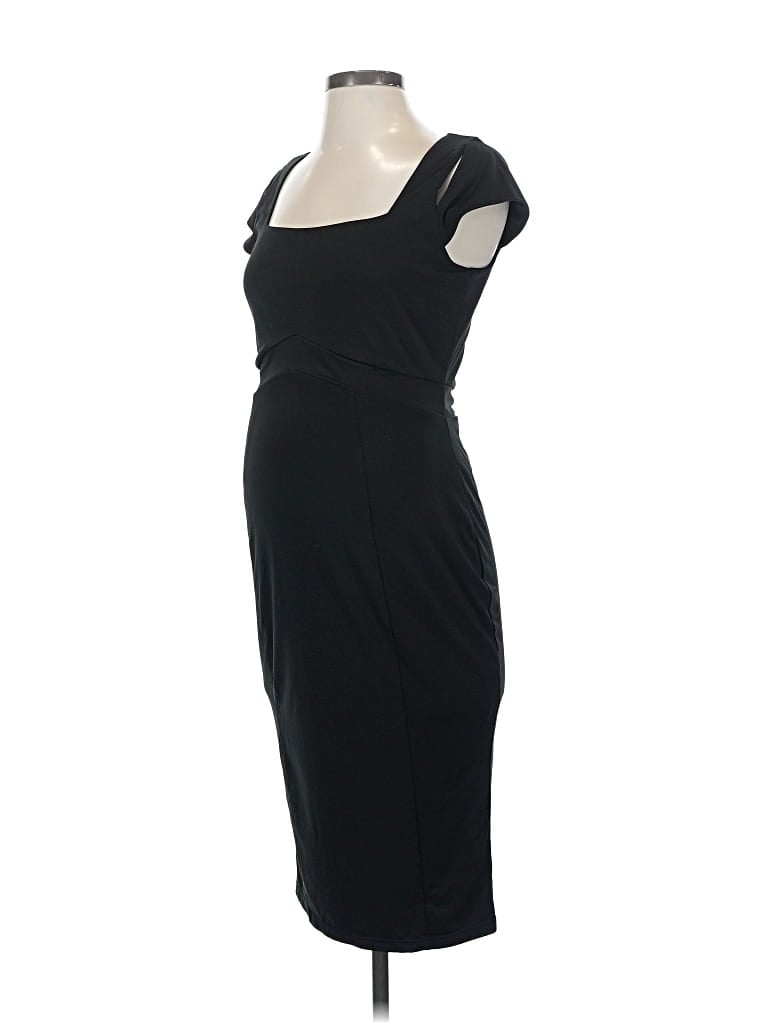 Pre-owned Kimi + Kai Maternity Cocktail Dress In Black