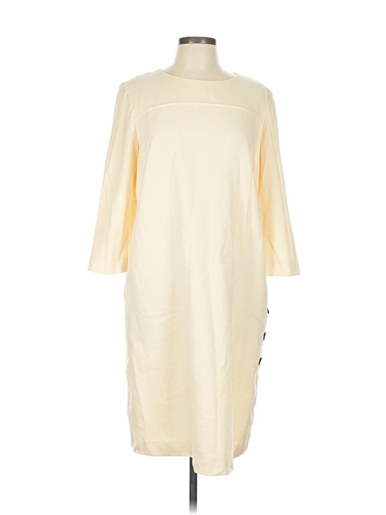 Pre-owned Escada Casual Dress In White