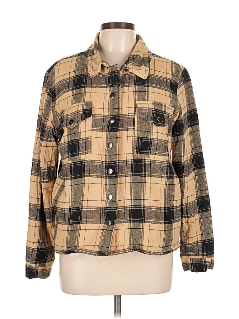 Pre-owned Lucky Brand Jacket In Gold