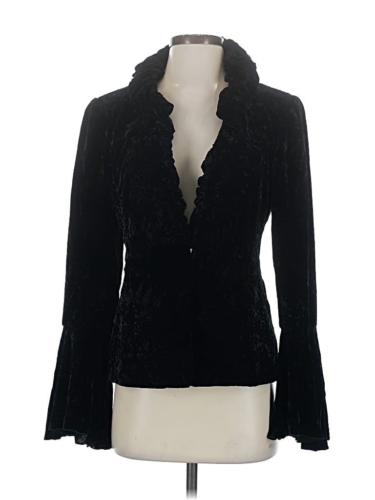 Pre-owned Lafayette 148 Blazer Jacket In Black