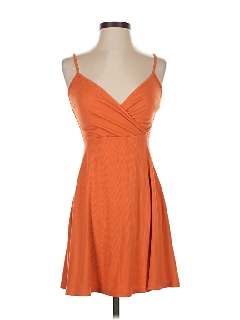 Pre-owned Wild Fable Cocktail Dress In Orange