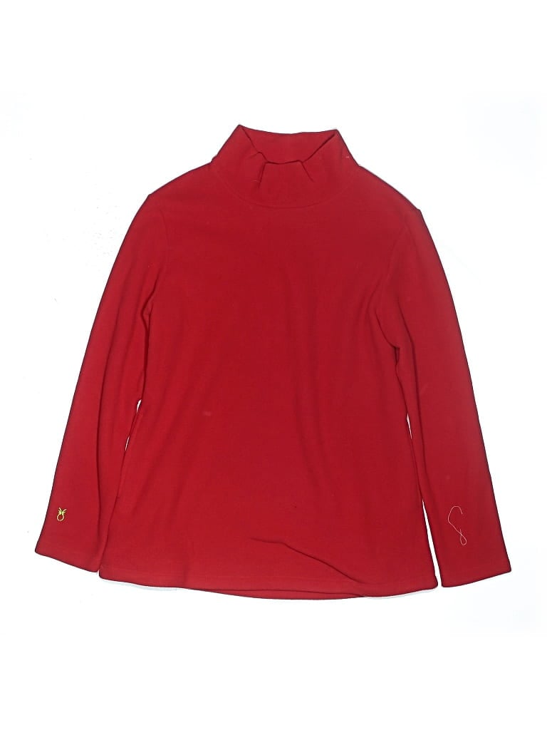 Pre-owned Dudley Stephens Kids' Turtleneck Sweater In Red
