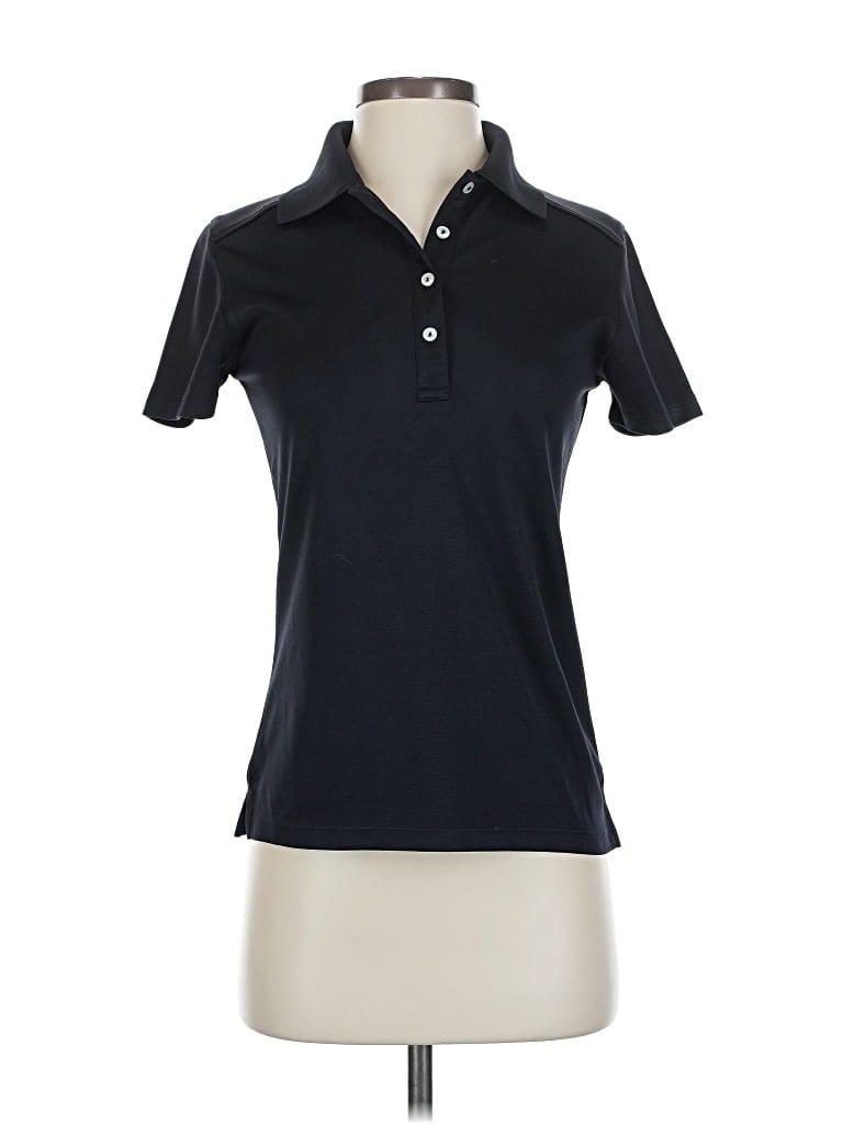 Pre-owned Callaway Short Sleeve Polo Shirt In Black